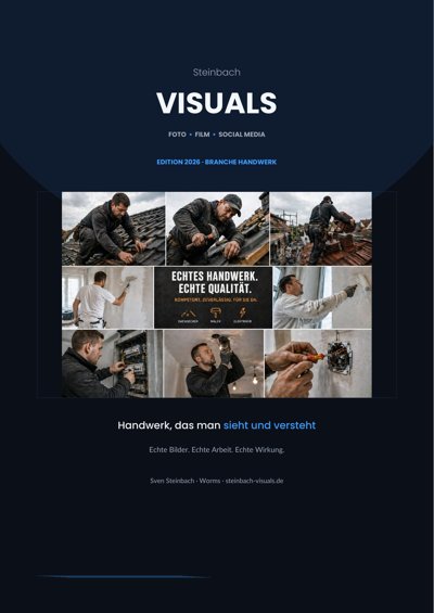 Cover Handwerk-Magazin — Steinbach Visuals