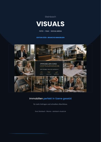 Cover Immobilien-Magazin — Steinbach Visuals