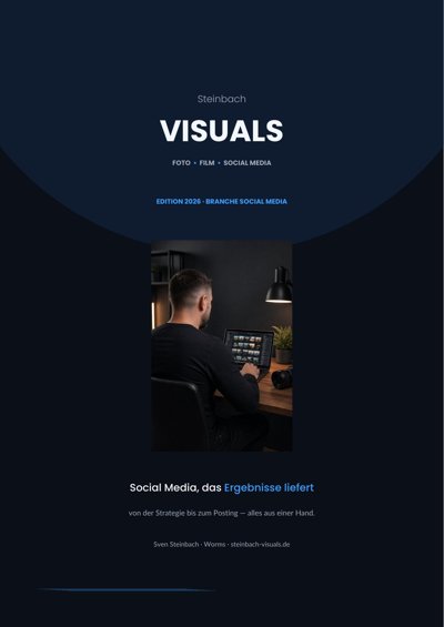 Cover Social-Media-Magazin — Steinbach Visuals